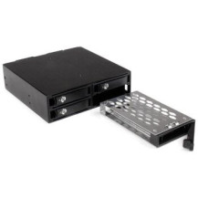 StarTech.com Backplane mobile per rack hot-swap 5,25″ a 4 alloggiamenti HDD SATA/SAS da 2,5″ - 6 Gbps