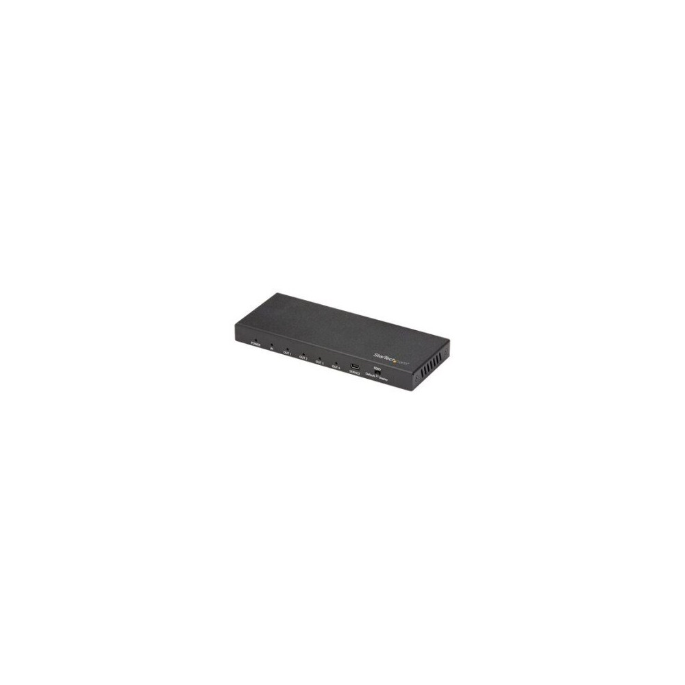 StarTech.com Sdoppiatore Splitter HDMI a 4 porte - 60Hz - HDMI - 4x HDMI - 3840 x 2160 Pixel - Nero - 4K Ultra HD - 60 Hz