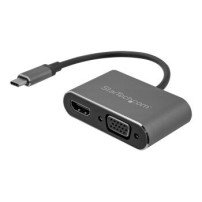 StarTech.com Adattatore USB-C a VGA + HDMI 2 in 1 - 4K 30Hz - Grigio Siderale