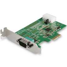 StarTech.com 1 Port Seriale PCI Express RS232 Adattatore Carte - Carta di Controllo Seriale PCIe RS232 - PCIe a Seriale DB9 - 16