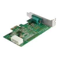 StarTech.com 1 Port Seriale PCI Express RS232 Adattatore Carte - Carta di Controllo Seriale PCIe RS232 - PCIe a Seriale DB9 - 16