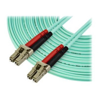 StarTech.com Cavo Fibra Ottica patch Multimodale LC a LC Duplex 50/125 OM4 - 10m - 10 m - LSZH - OM4 - LC - LC - Aqua