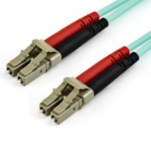StarTech.com Cavo Fibra Ottica patch Multimodale LC a LC Duplex 50/125 OM4 - 10m - 10 m - LSZH - OM4 - LC - LC - Aqua