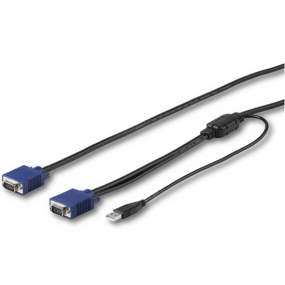 StarTech.com cavo KVM da 3 m per console rackmount StarTech.com - Video- / USB-Cavo - Mini-VGA (M)