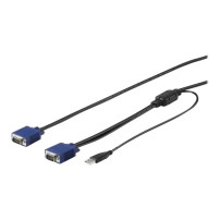 StarTech.com cavo KVM da 3 m per console rackmount StarTech.com - Video- / USB-Cavo - Mini-VGA (M)