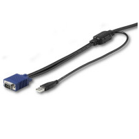 StarTech.com cavo KVM da 3 m per console rackmount StarTech.com - Video- / USB-Cavo - Mini-VGA (M)