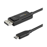 StarTech.com Cavo adattatore da USB C a DisplayPort 1.2 da 2m - Cavo video bidirezionale da DP a USB-C o USB-C a DP 4K 60Hz - HB