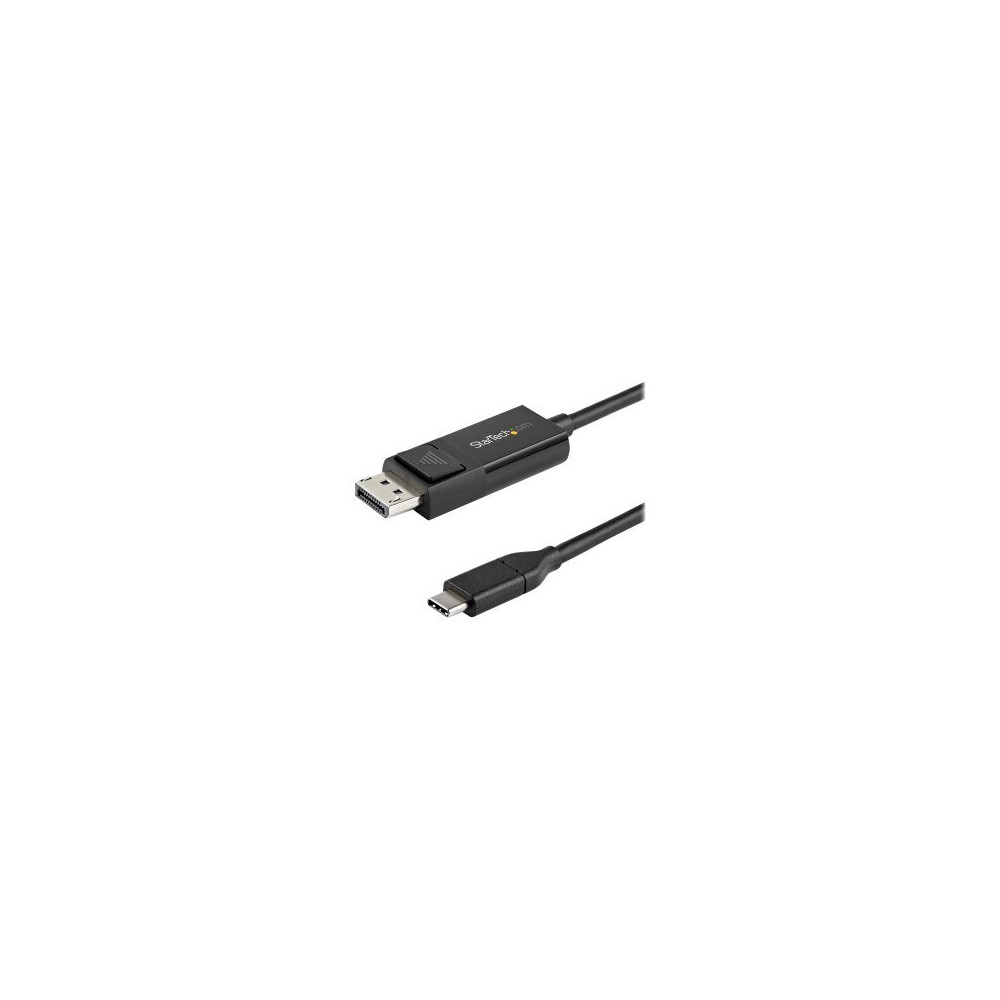 StarTech.com Cavo adattatore da USB C a DisplayPort 1.2 da 2m - Cavo video bidirezionale da DP a USB-C o USB-C a DP 4K 60Hz - HB