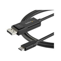 StarTech.com Cavo adattatore da USB C a DisplayPort 1.2 da 2m - Cavo video bidirezionale da DP a USB-C o USB-C a DP 4K 60Hz - HB