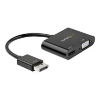StarTech.com Adattatore DisplayPort a HDMI e VGA - 4K 60Hz - DisplayPort - HDMI + VGA (D-Sub) - Maschio - Femmina - Dritto - Dri