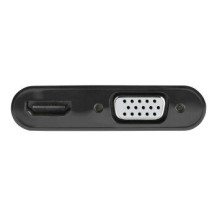 StarTech.com Adattatore DisplayPort a HDMI e VGA - 4K 60Hz - DisplayPort - HDMI + VGA (D-Sub) - Maschio - Femmina - Dritto - Dri
