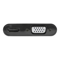 StarTech.com Adattatore DisplayPort a HDMI e VGA - 4K 60Hz - DisplayPort - HDMI + VGA (D-Sub) - Maschio - Femmina - Dritto - Dri