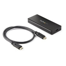 StarTech.com USB-C 10 Gbps M.2 NVMe PCIe SSD Enclosure - Robusto contenitore esterno M.2 PCIe M-Key in alluminio Grado di protez