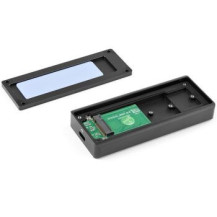 StarTech.com USB-C 10 Gbps M.2 NVMe PCIe SSD Enclosure - Robusto contenitore esterno M.2 PCIe M-Key in alluminio Grado di protez