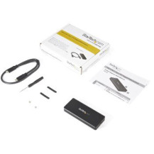 StarTech.com USB-C 10 Gbps M.2 NVMe PCIe SSD Enclosure - Robusto contenitore esterno M.2 PCIe M-Key in alluminio Grado di protez