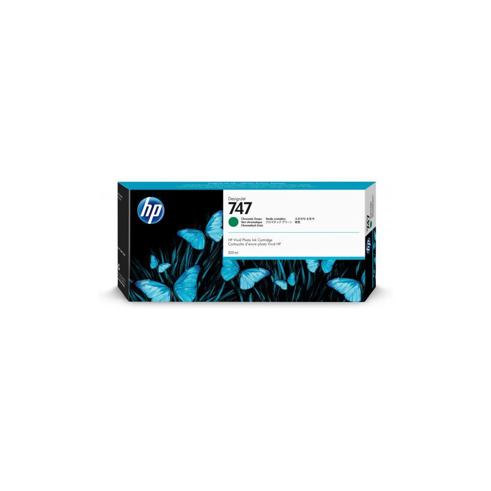 ORIGINAL HP Cartuccia d'inchiostro Verde P2V84A 747 300ml