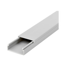 StarTech.com canale per cavi 38x16mm - 2m, PVC, base di pavimento/lettone per cavi