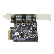 StarTech.com Startech Adattatore USB PCI Express a 2 porte - 10Gbit/s pro Port - USB 3.1/3.2 Gen 2 Typ-A PCI Express 3.0 x2 Host