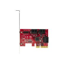 Scheda di controllo SATA StarTech.com PCIe - 6 Port SATA 3 Estensione/Ctrl - 6Gbit/s - Montatura Full e Low Profile - Controllor