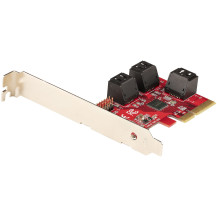 Scheda di controllo SATA StarTech.com PCIe - 6 Port SATA 3 Estensione/Ctrl - 6Gbit/s - Montatura Full e Low Profile - Controllor