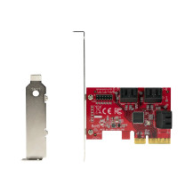 Scheda di controllo SATA StarTech.com PCIe - 6 Port SATA 3 Estensione/Ctrl - 6Gbit/s - Montatura Full e Low Profile - Controllor
