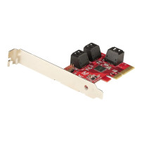 Scheda di controllo SATA StarTech.com PCIe - 6 Port SATA 3 Estensione/Ctrl - 6Gbit/s - Montatura Full e Low Profile - Controllor