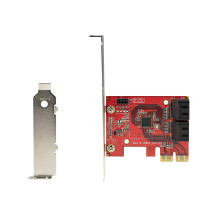 Scheda di controllo SATA StarTech.com PCIe - Carta di espansione SATA 3 a 4 porte/Controllore - 6Gbit/s - Fullo/Low-Profile Filt