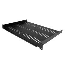 StarTech.com 1 HE 19 pollici rack-mount per armadio di rete - Freitragende perforierte Rack ablage f├╝r Serverschrank/Rack - Mon