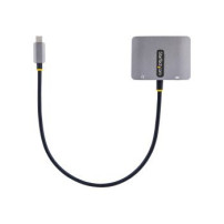 StarTech.com Adattatore USB-C a VGA/HDMI, Adattatore Multiporta USB Type-C a VGA/HDMI 4K 60Hz HDR con Uscita Audio da