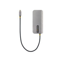 StarTech.com Adattatore multiporta USB C, video HDMI 4K 60Hz, hub USB-A 3.2 a 3 porte 5 Gbps, Power Delivery Pass-Through 100 W,