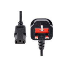 StarTech.com 1 m PC cavo elettrico UK, da BS 1363 a C13, 18AWG, cavo per apparecchiature non termiche - Cavo elettrico - BS 1363