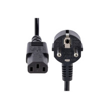 StarTech.com 1 m cavo elettrico C13, EU Schuko a C13, 10A 250V, cavo di rete - Cavo elettrico - CEE 7/7 (S) power