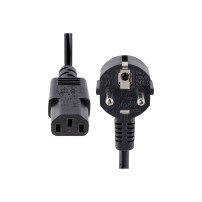 StarTech.com 1 m cavo elettrico C13, EU Schuko a C13, 10A 250V, cavo di rete - Cavo elettrico - CEE 7/7 (S) power