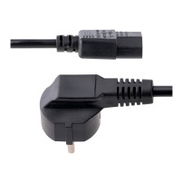 StarTech.com 1 m cavo elettrico C13, EU Schuko a C13, 10A 250V, cavo di rete - Cavo elettrico - CEE 7/7 (S) power