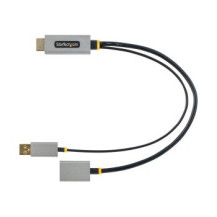 StarTech.com Adattatore HDMI a DisplayPort da 30 cm, Cavo adattatore da sorgente HDMI 4K 60 Hz attivo a monitor DP, alimentato t