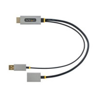 StarTech.com Adattatore HDMI a DisplayPort da 30 cm, Cavo adattatore da sorgente HDMI 4K 60 Hz attivo a monitor DP, alimentato t