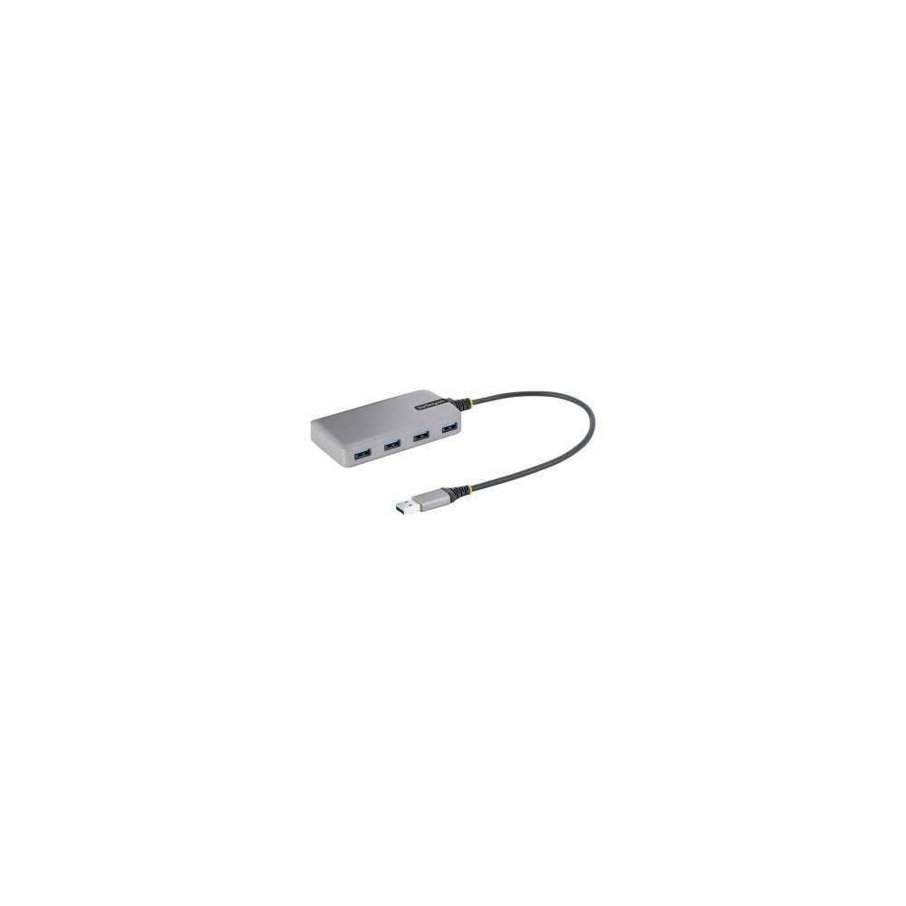 StarTech.com Hub USB a 4 porte, USB 3.0 5 Gbps, alimentato tramite bus, Hub da USB-A a 4x USB-A con ingresso alimentazione ausil