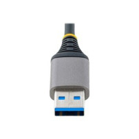 StarTech.com Hub USB a 4 porte, USB 3.0 5 Gbps, alimentato tramite bus, Hub da USB-A a 4x USB-A con ingresso alimentazione ausil