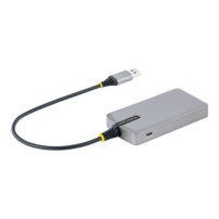 StarTech.com Hub USB a 4 porte, USB 3.0 5 Gbps, alimentato tramite bus, Hub da USB-A a 4x USB-A con ingresso alimentazione ausil