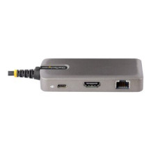 StarTech.com Adattatore multiporta USB-C, HDMI 4K 60Hz con HDR, hub USB 3.0 a 2 porte da 5 Gbps, Power Delivery Pass-Through da