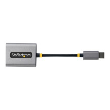 StarTech.com USB-C Divisore di Testina, Adattatore per Due Set di Caschi USB Tipo C con Input Microfono, Adattatore da USB C a 3