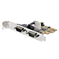 StarTech.com Startech Scheda seriale PCI Express a 2 porte (PCIe to RS232 - DB9)