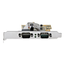 StarTech.com Startech Scheda seriale PCI Express a 2 porte (PCIe to RS232 - DB9)