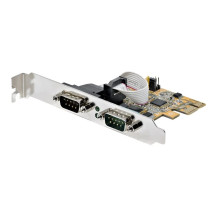 StarTech.com Startech Scheda seriale PCI Express a 2 porte (PCIe to RS232 - DB9)