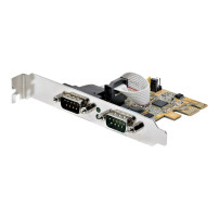 StarTech.com Startech Scheda seriale PCI Express a 2 porte (PCIe to RS232 - DB9)