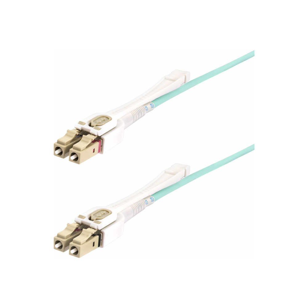 StarTech.com 4m LC/LC-UPC OM4 Multimode Fibra Optica Patch Cavo, Push-Trazione - Patch-Cavo - LC/UPC Multi-Modalit├á (M)