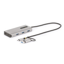 StarTech.com Adattatore multiport USB-A &amp; USB-C, 2x HDMI (4K/1080p)
