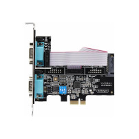 StarTech.com 2-Port Seriale PCIe Scheda, RS232/RS422/RS485