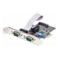 StarTech.com 2-Port Seriale PCIe Scheda, RS232/RS422/RS485
