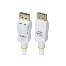StarTech.com Cavo DisplayPort 1.2 certificato VESA bianco da 3 m con chiusure - Cavo DisplayPort - DisplayPort (M)